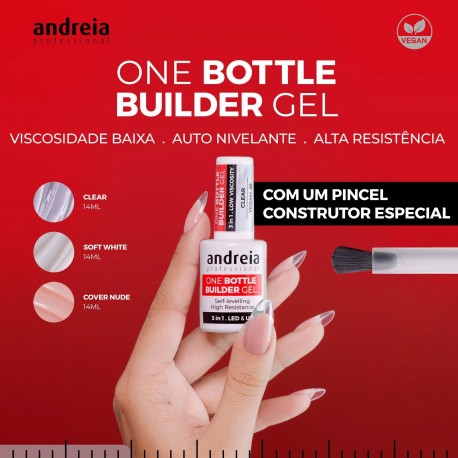 ANDREIA ONE BOTTLE GEL CLEAR BUILDER 14ml