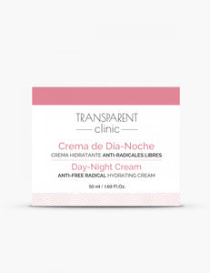 TRANSPARENT CLINIC CREMA DIA Y NOCHE CON ANTIRADICALES LIBRES 50 ml